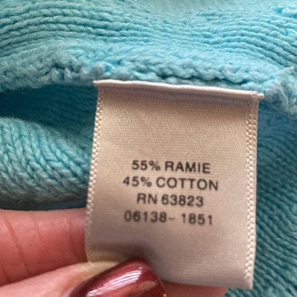 Vintage Y2K 90s Patchwork Cardigan Sweater Womens XL Cotton Pastels Cottagecore - Picture 9 of 11